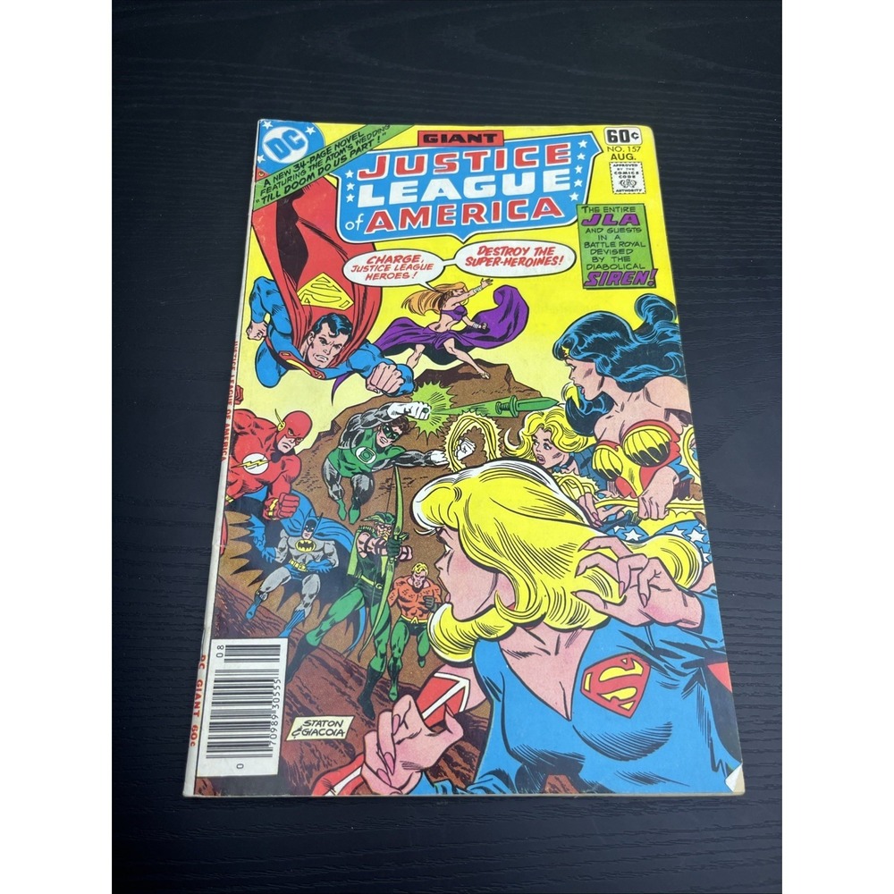 Justice League Of America #157 Superman Wonder Woman DC Comics 1978 Comic